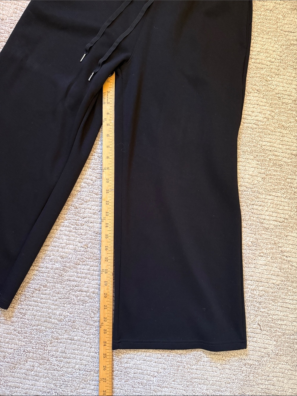 Wide Leg Women's Pants & Top Set in Black - Picture 9 of 11